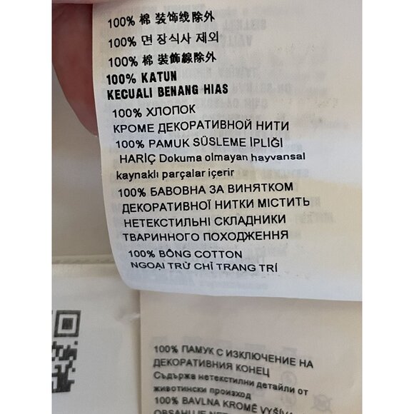 Miu Miu Womens White Button-Up Cropped Shirt With Embroidered Logo & Front Pocke - Picture 11 of 16